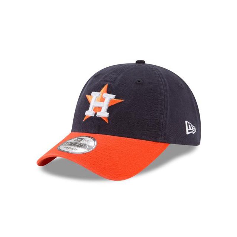 MLB Houston Astros Core Fit Road 49Forty Fitted (KAE6484) - Blue New Era Caps